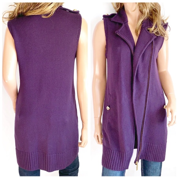 TORY BURCH Sleeveless Sweater Vest - Picture 2 of 8